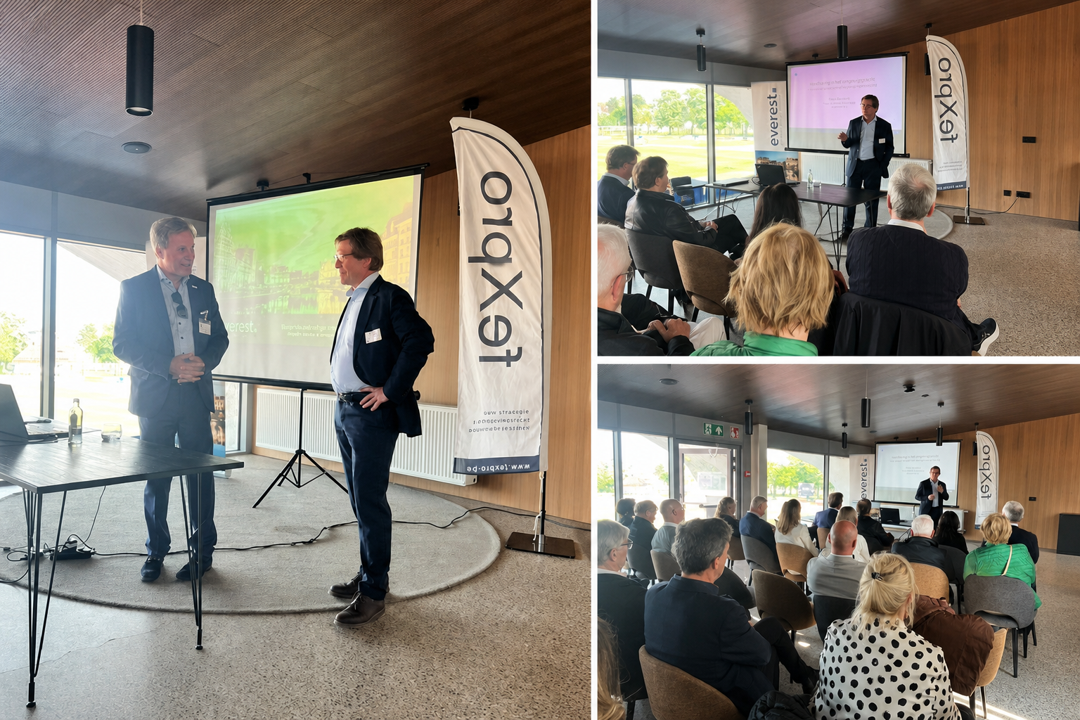 Sfeerbeelden van het seminarie over handhaving in het omgevingsrecht